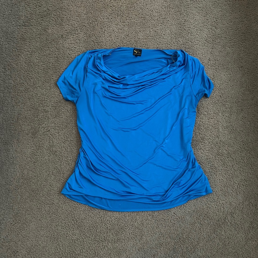 blue tee, 3xl